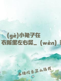 兩個(gè)小兔子在衣服里左右晃