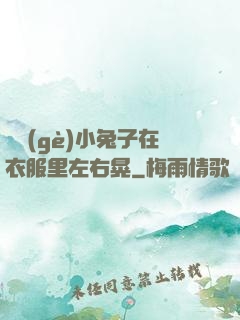 兩個(gè)小兔子在衣服里左右晃