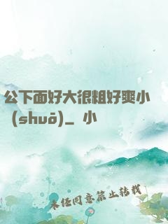公下面好大很粗好爽小說(shuō)
