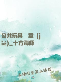 公共玩具閱讀章節(jié)