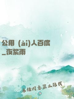 公用愛(ài)人百度