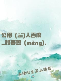 公用愛(ài)人百度
