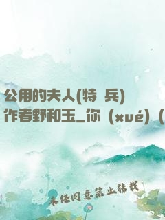 公用的夫人(特種兵)作者野和玉
