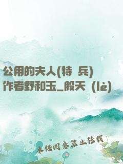 公用的夫人(特種兵)作者野和玉