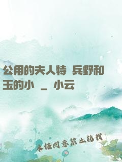 公用的夫人特種兵野和玉的小說