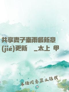 共享妻子秦雨最新章節(jié)更新時間