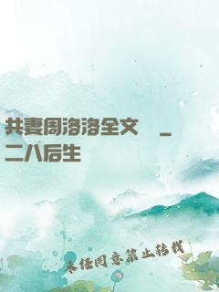 共妻周洛洛全文閱讀