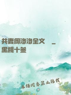 共妻周洛洛全文閱讀
