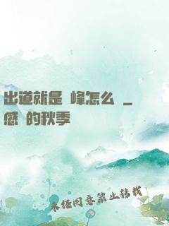 出道就是巔峰怎么辦