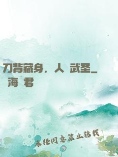 刀背藏身，人間武圣