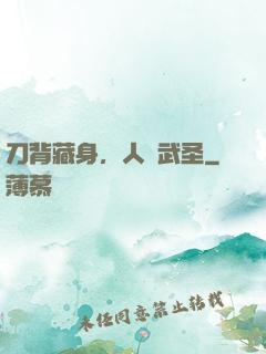 刀背藏身，人間武圣