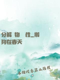 分解萬物給屬性