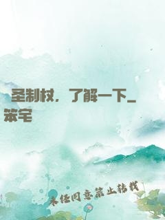 劍圣制杖，了解一下