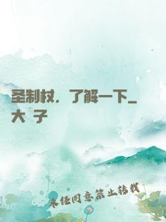 劍圣制杖，了解一下