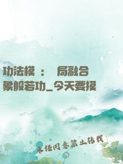 功法模擬：開局融合龍象般若功
