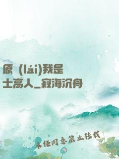 原來(lái)我是隱士高人