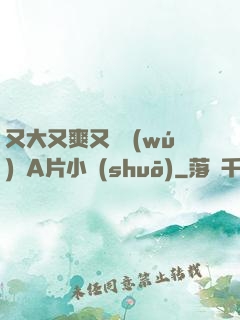 又大又爽又黃無(wú)碼A片小說(shuō)