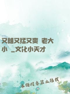 又粗又猛又爽黃老大爺小說