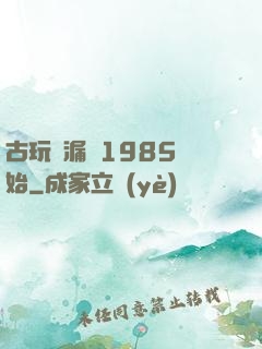 古玩撿漏從1985開始