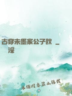 古穿未墨家公子秋廡