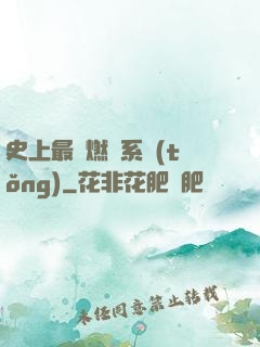 史上最強燃燒系統(tǒng)