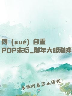 同學(xué)請自重POP宋珩