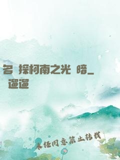 名偵探柯南之光與暗