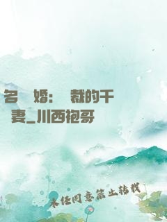 名門閃婚：總裁的千億寵妻