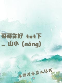 哥哥你好壞txt下載