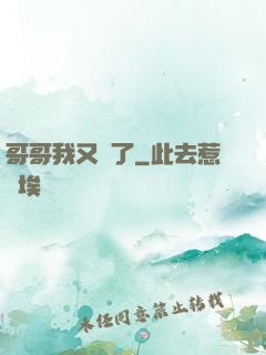 哥哥我又錯了
