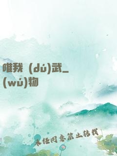 唯我獨(dú)武