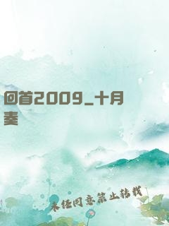 回首2009