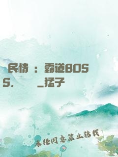 國民情敵：霸道BOSS，輕輕寵