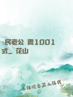 國民老公寵妻1001式