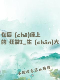 在后車(chē)座上的瘋狂做I