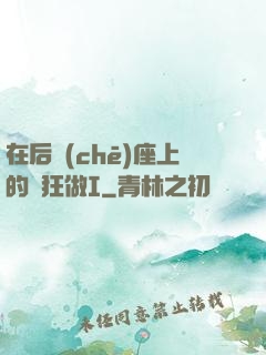 在后車(chē)座上的瘋狂做I