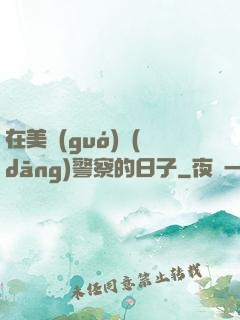在美國(guó)當(dāng)警察的日子