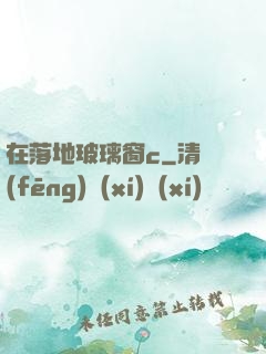 在落地玻璃窗c