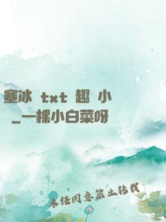 塞冰塊txt筆趣閣小說