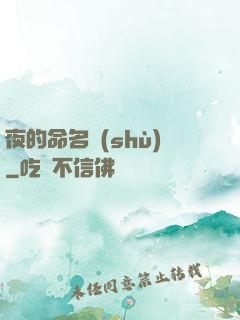 夜的命名術(shù)