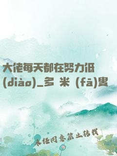 大佬每天都在努力低調(diào)