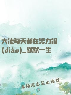 大佬每天都在努力低調(diào)