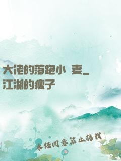 大佬的落跑小嬌妻
