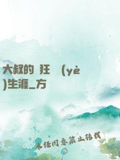大叔的瘋狂職業(yè)生涯