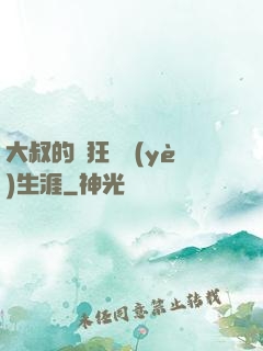 大叔的瘋狂職業(yè)生涯
