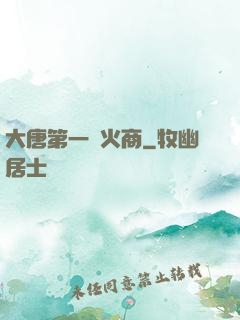 大唐第一軍火商