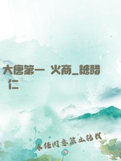 大唐第一軍火商