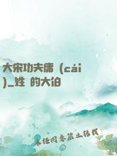 大宋功夫庸財(cái)