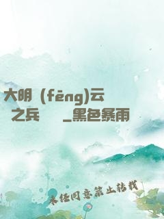 大明風(fēng)云錄之兵鋒殘劍