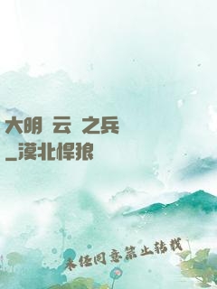 大明風云錄之兵鋒殘劍